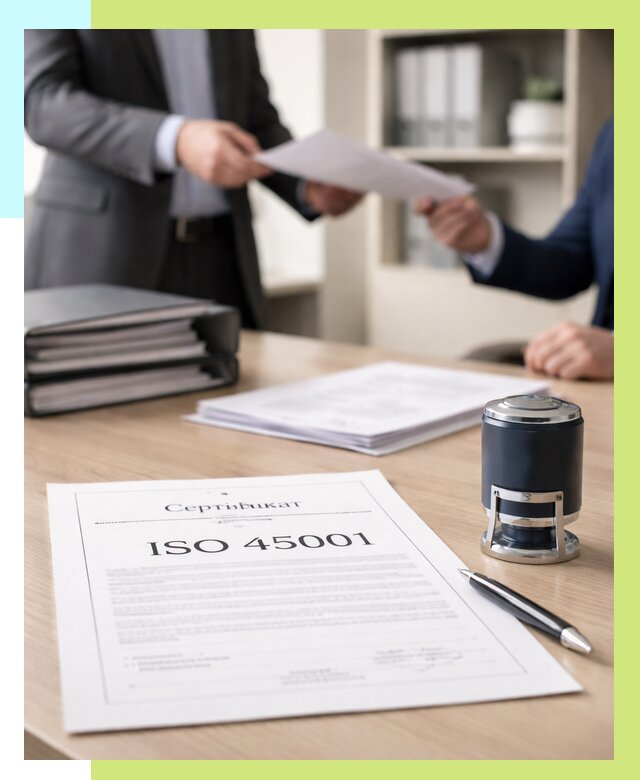 Сертификат ISO 45001 в Шуе под ключ от 46260 р. | Сертэкс